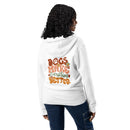 dogs make everything better white Zip up hoodie sweatshirt for women men cotton recycled polyester