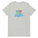 Customizable Dog/Cat/Pet Name Blue & Green Unisex T-shirt