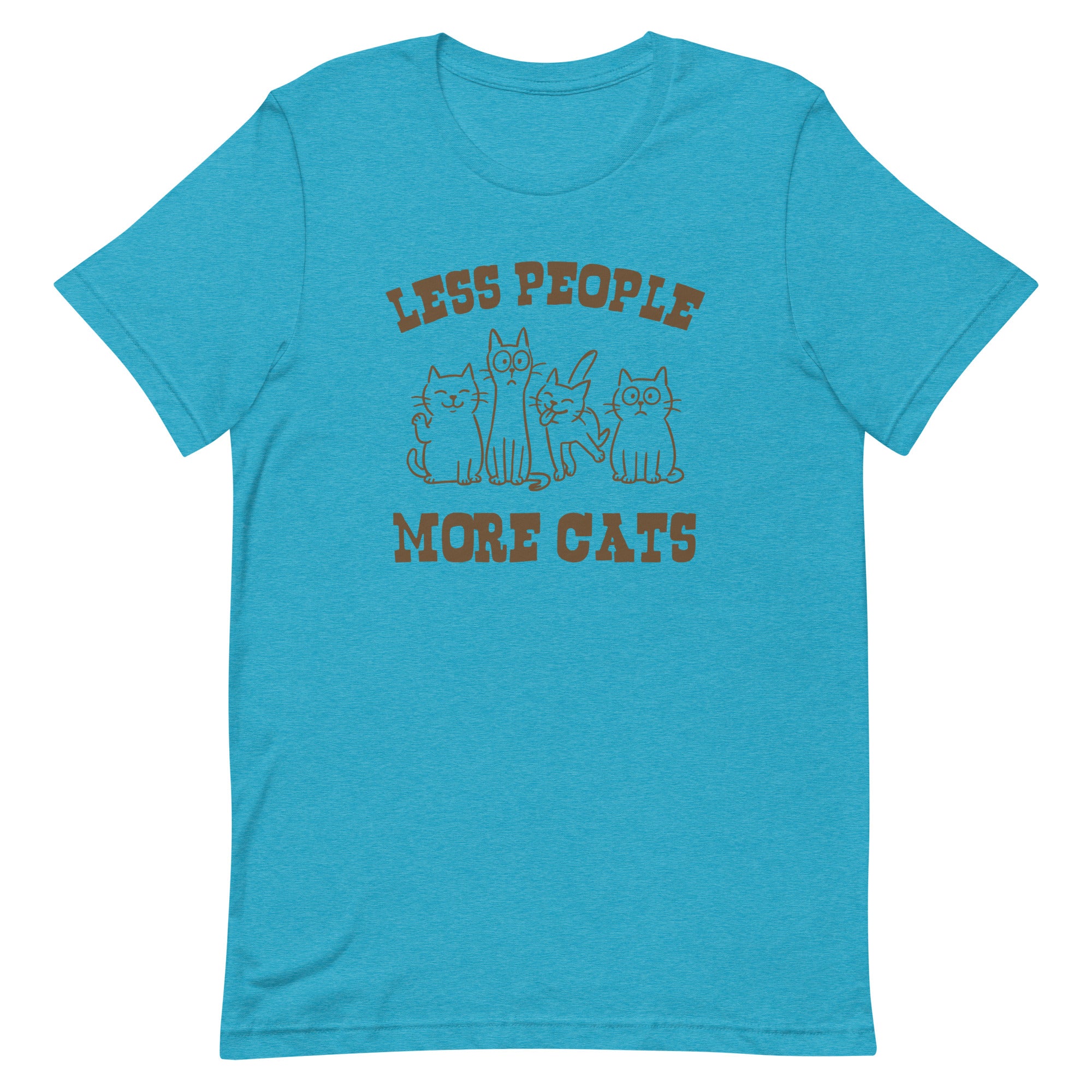 Less People, More Cats Unisex T-shirt