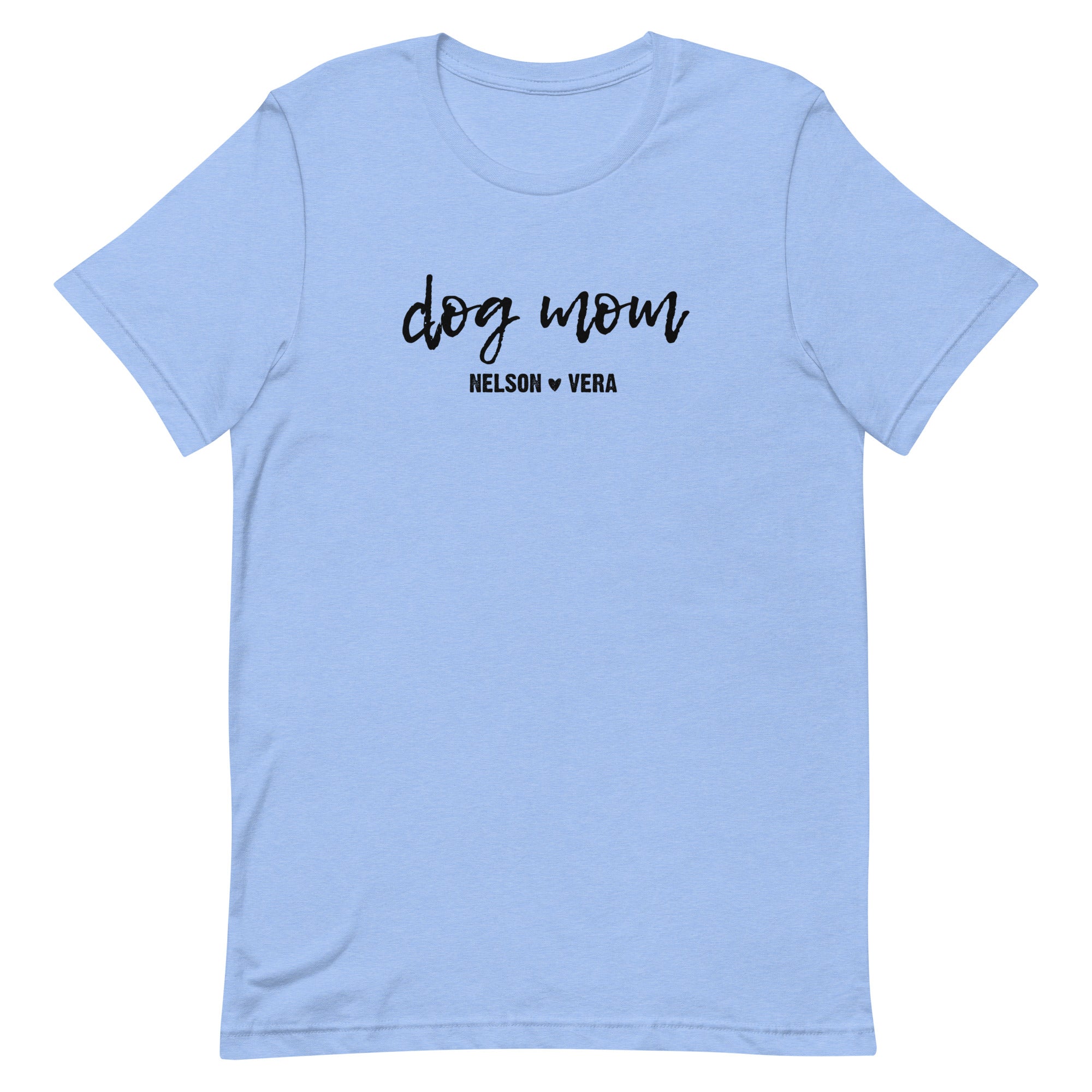 Custom Dog Mom with Dog Names Personalized Unisex T-shirt