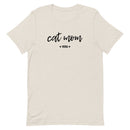 Custom Cat Mom with Personalized Cat Names Unisex T-shirt