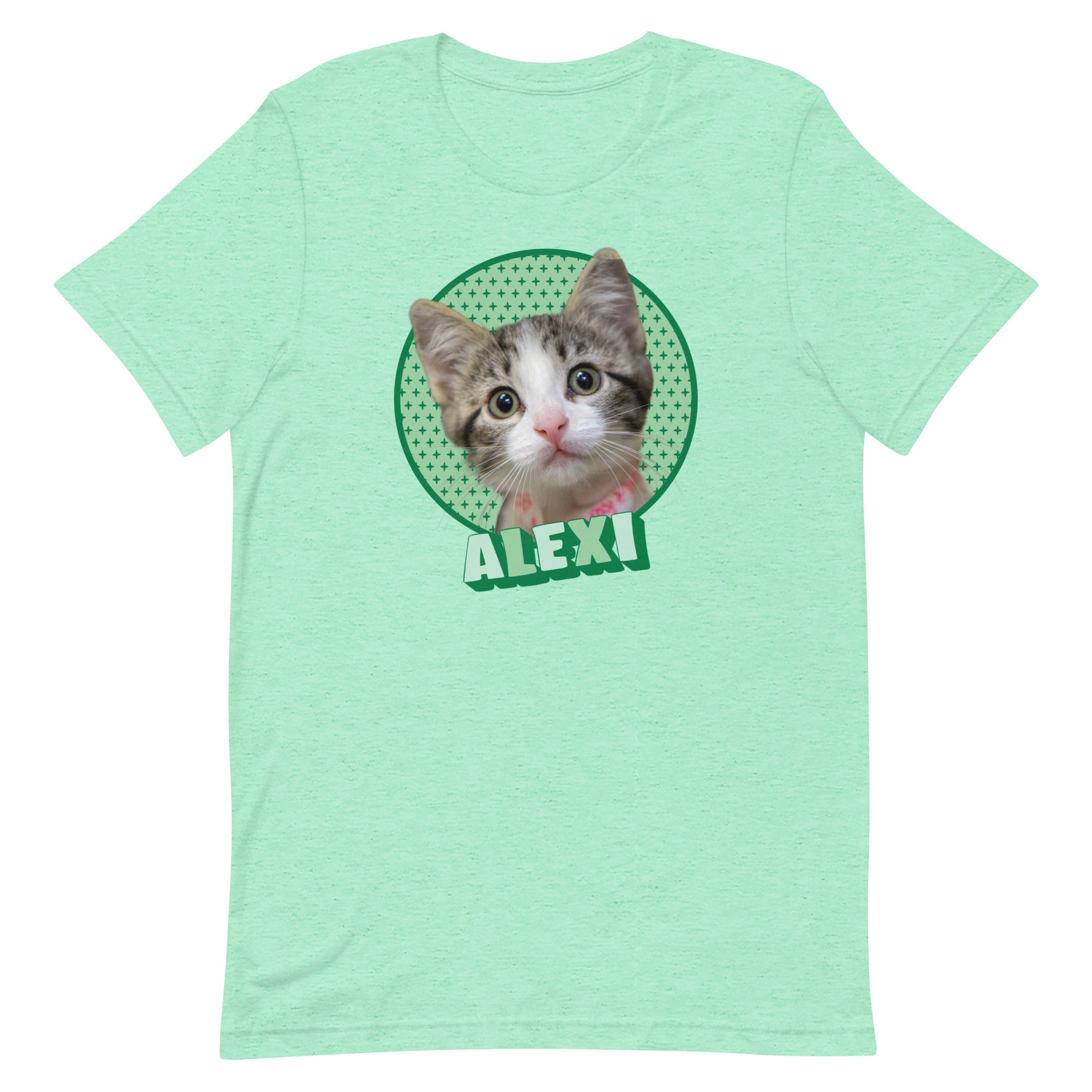 Custom Personalized Dog, Cat Picture and Name Unisex T-shirt