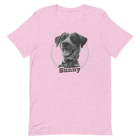 Custom Personalized Pet Image and Name Unisex T-shirt