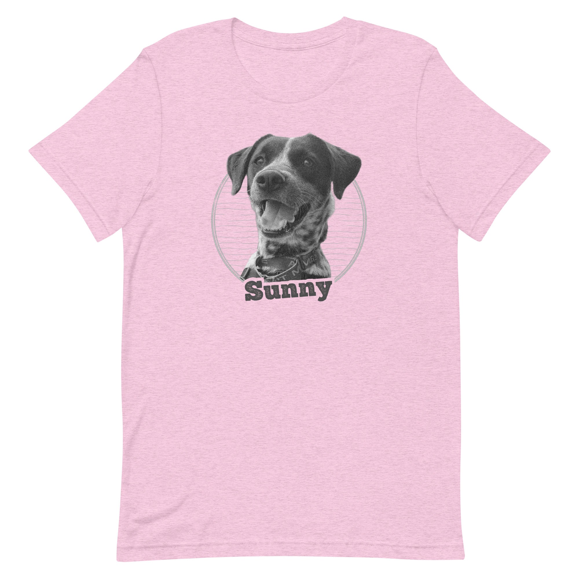 Custom Personalized Pet Image and Name Unisex T-shirt