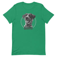 Custom Personalized Pet Image and Name Unisex T-shirt