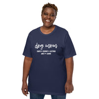Custom Dog Mom with Dog Names Personalized Unisex T-shirt