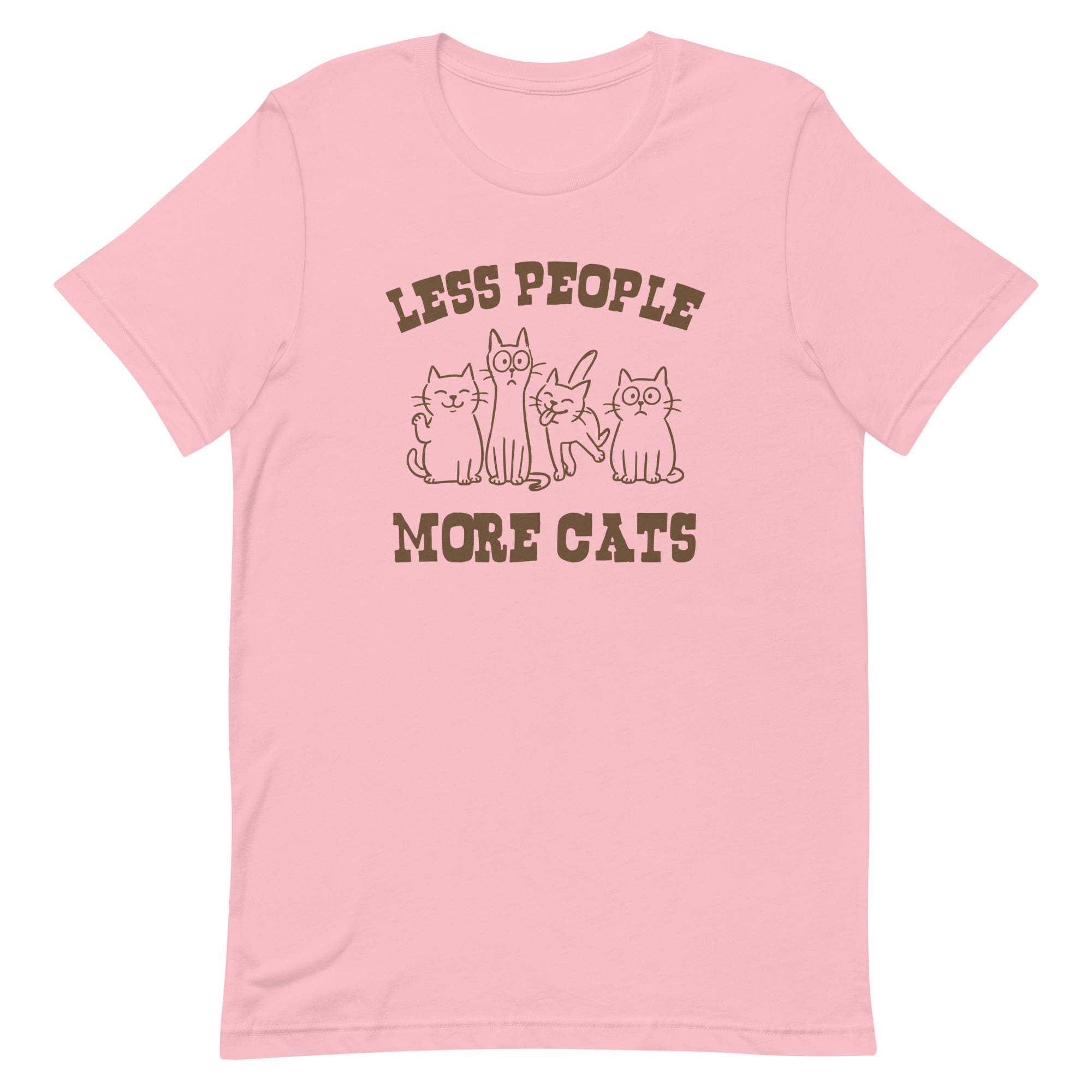Less People, More Cats Unisex T-shirt