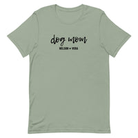 Custom Dog Mom with Dog Names Personalized Unisex T-shirt