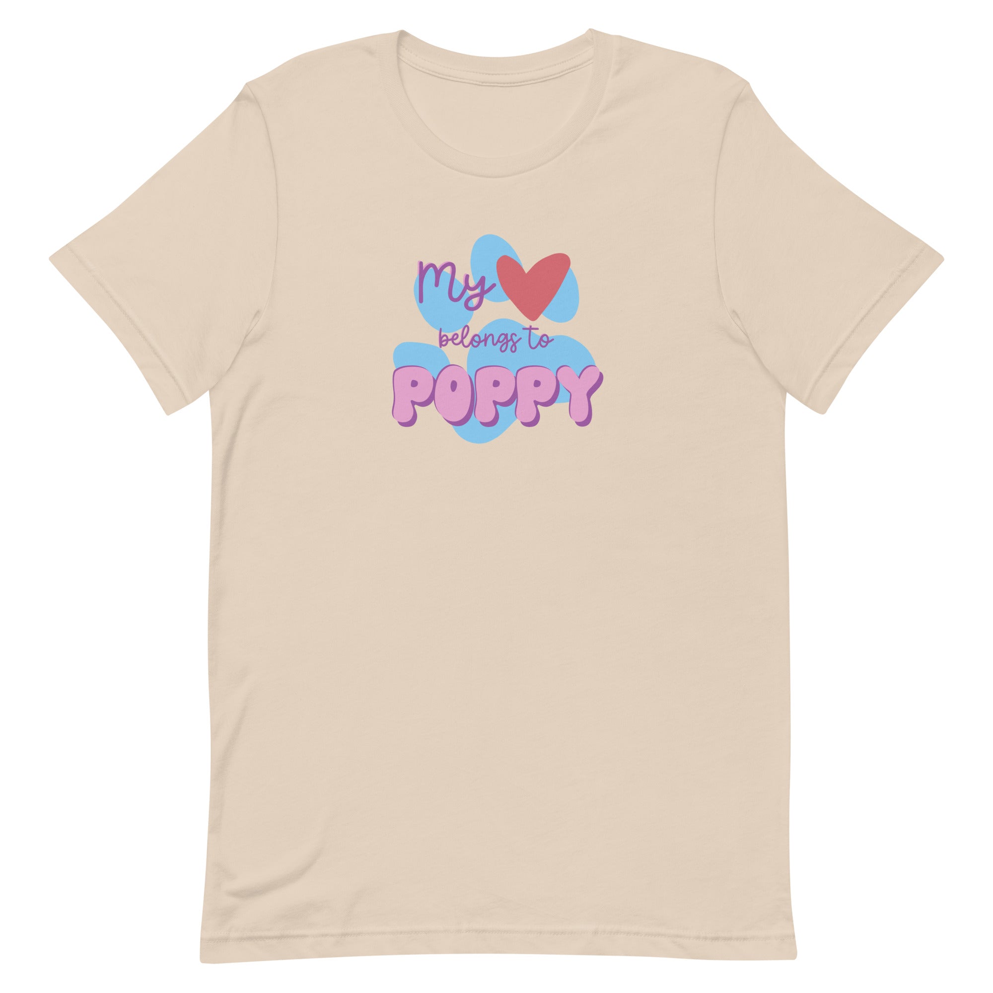 Custom Dog/Cat/Pet Name Purple & Blue Unisex T-shirt