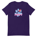 Custom Dog/Cat/Pet Name Purple & Blue Unisex T-shirt