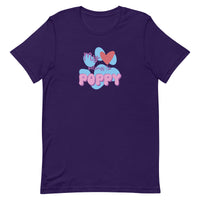 Custom Dog/Cat/Pet Name Purple & Blue Unisex T-shirt