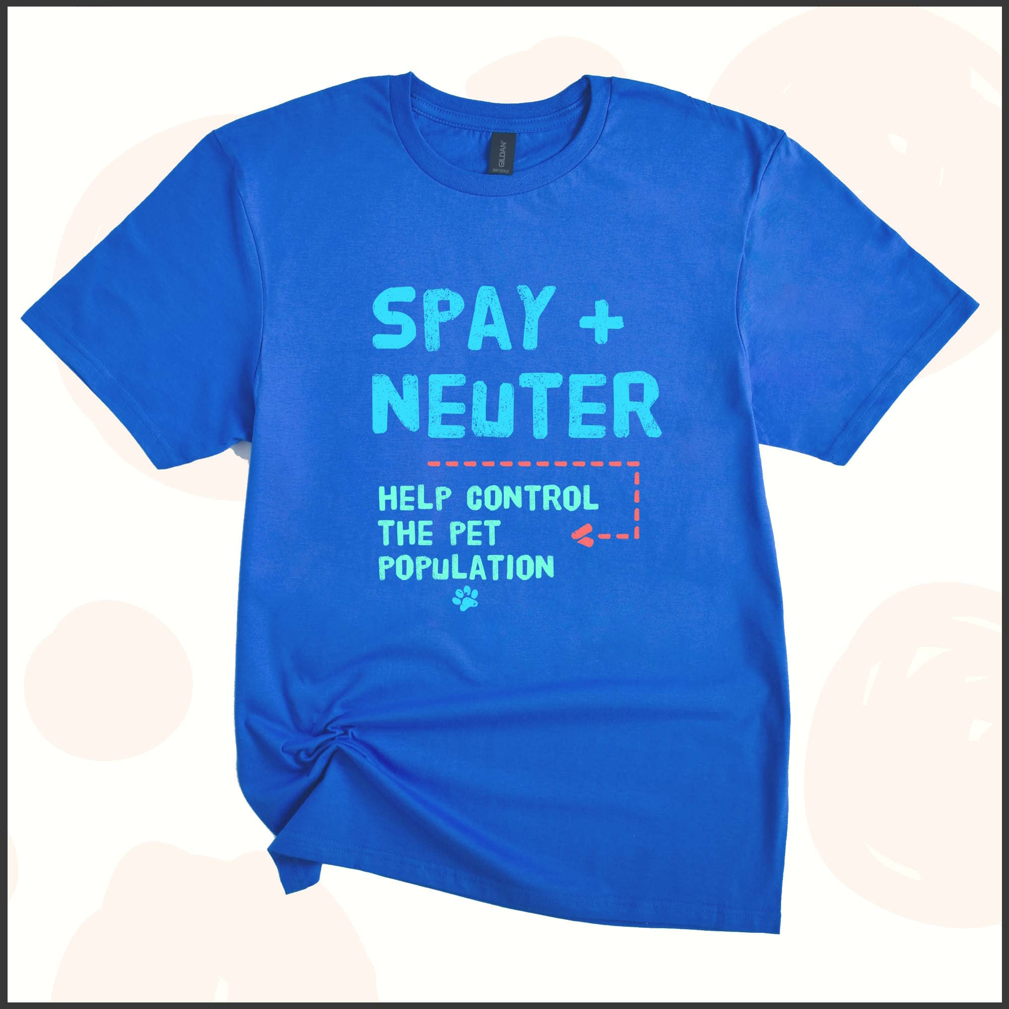Spay + Neuter - Help Control the Pet Population Unisex Youth T-shirt