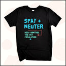 Spay + Neuter - Help Control the Pet Population Unisex Youth T-shirt