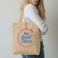 Be Their Voice Eco-friendly Tote Bag