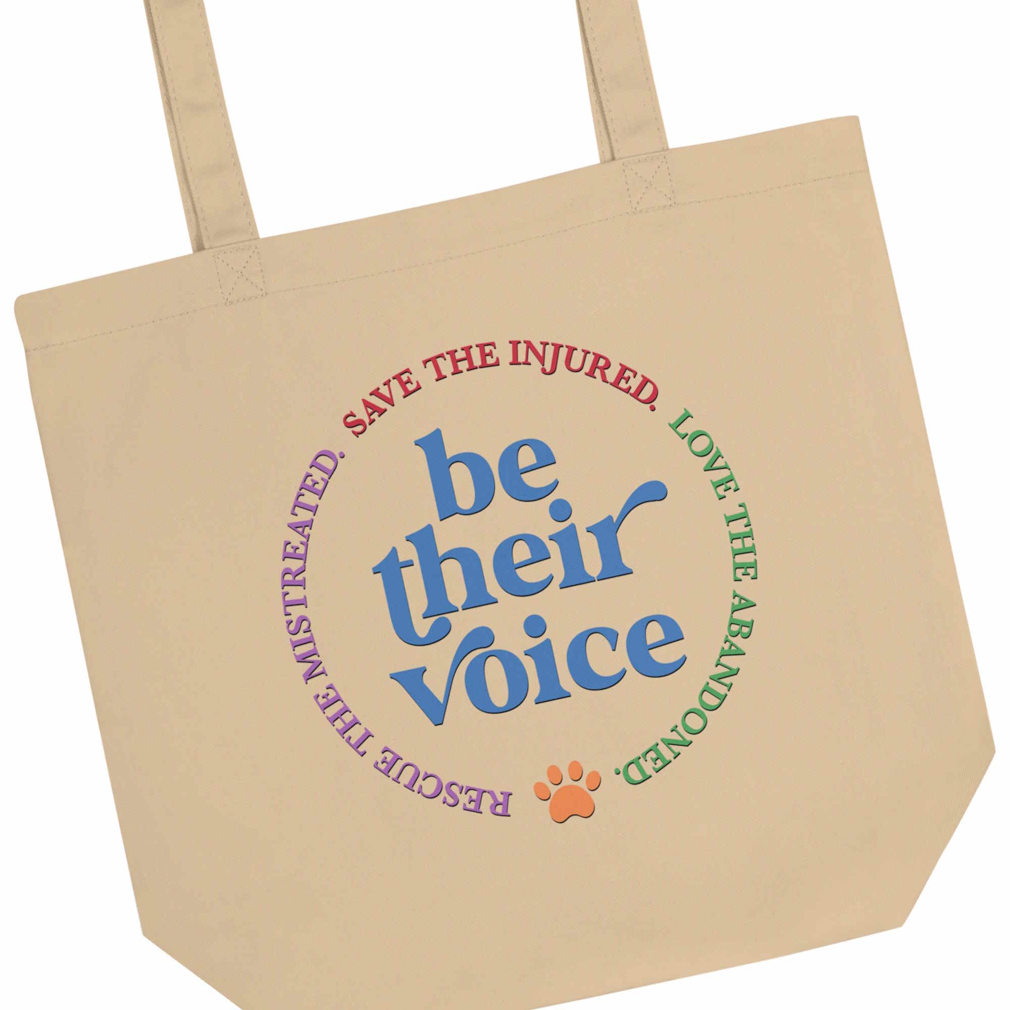 Be Their Voice Eco-friendly Tote Bag