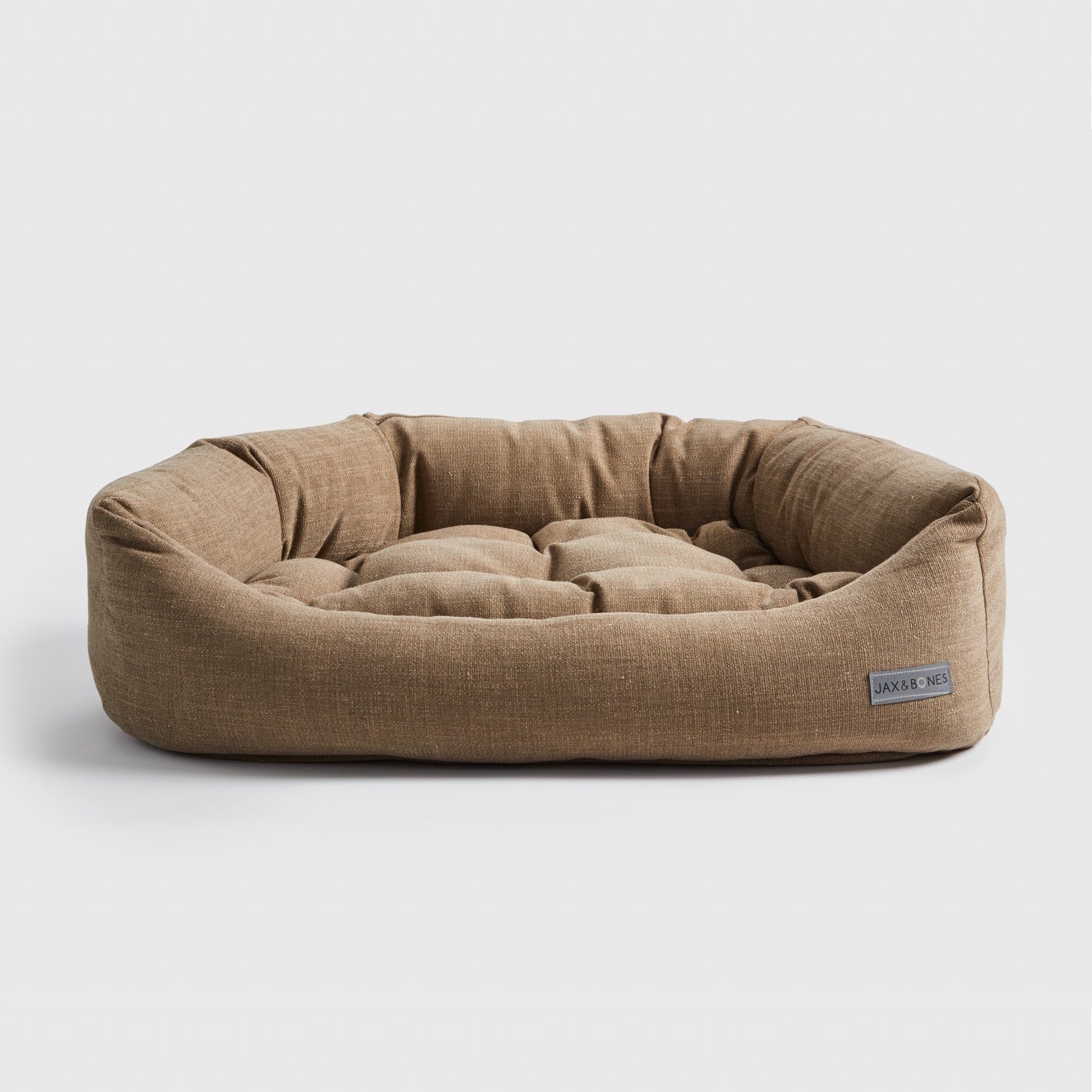 Warby Beige Napper Dog Bed by Jax & Bones