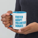 Foster Adopt Volunteer Donate Mug