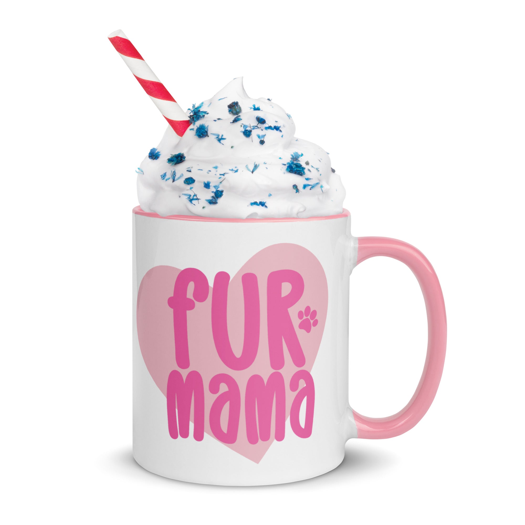 Fur Mama Heart Mug