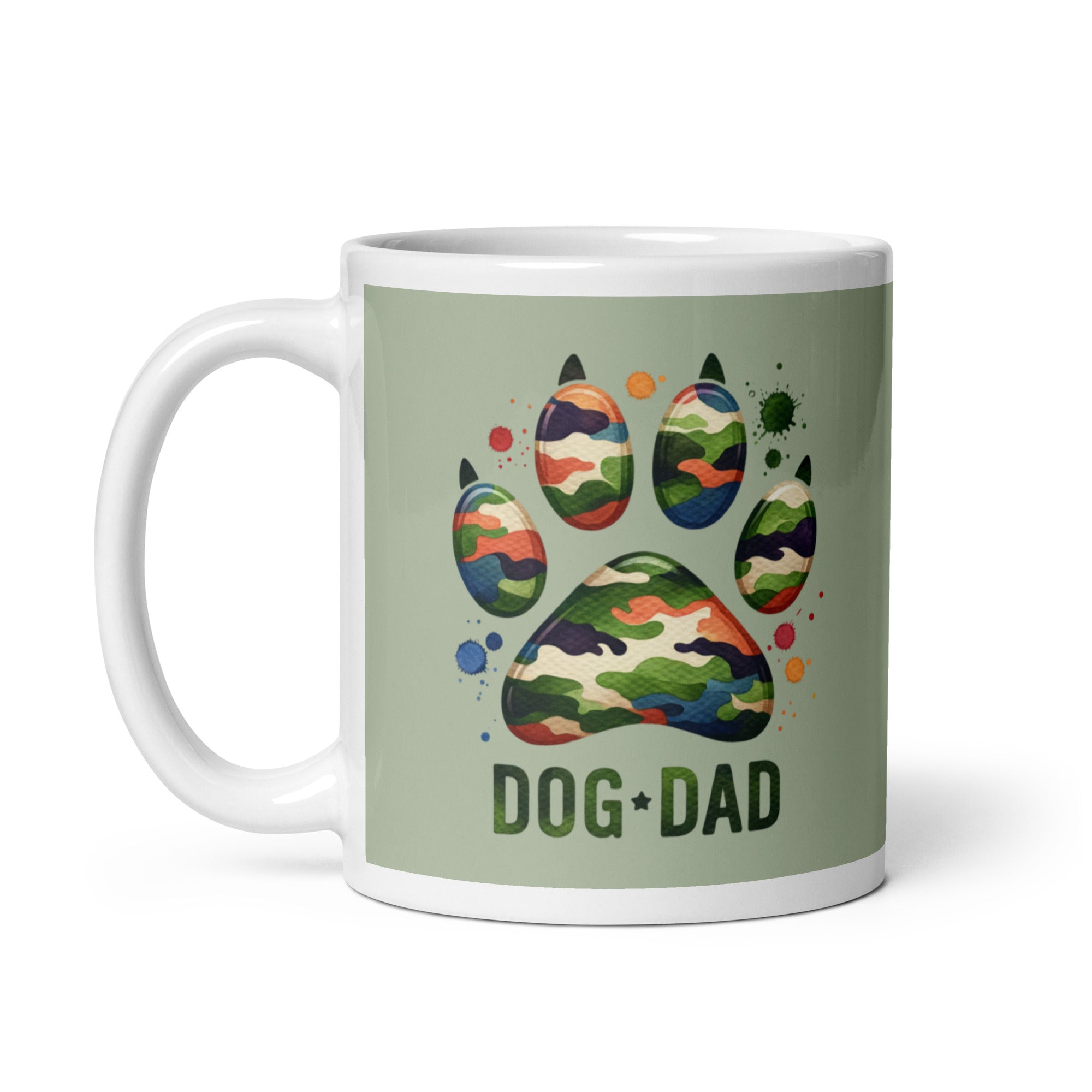 Dog Dad Camo Mug
