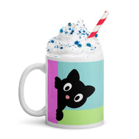 Peeking Cats Mug