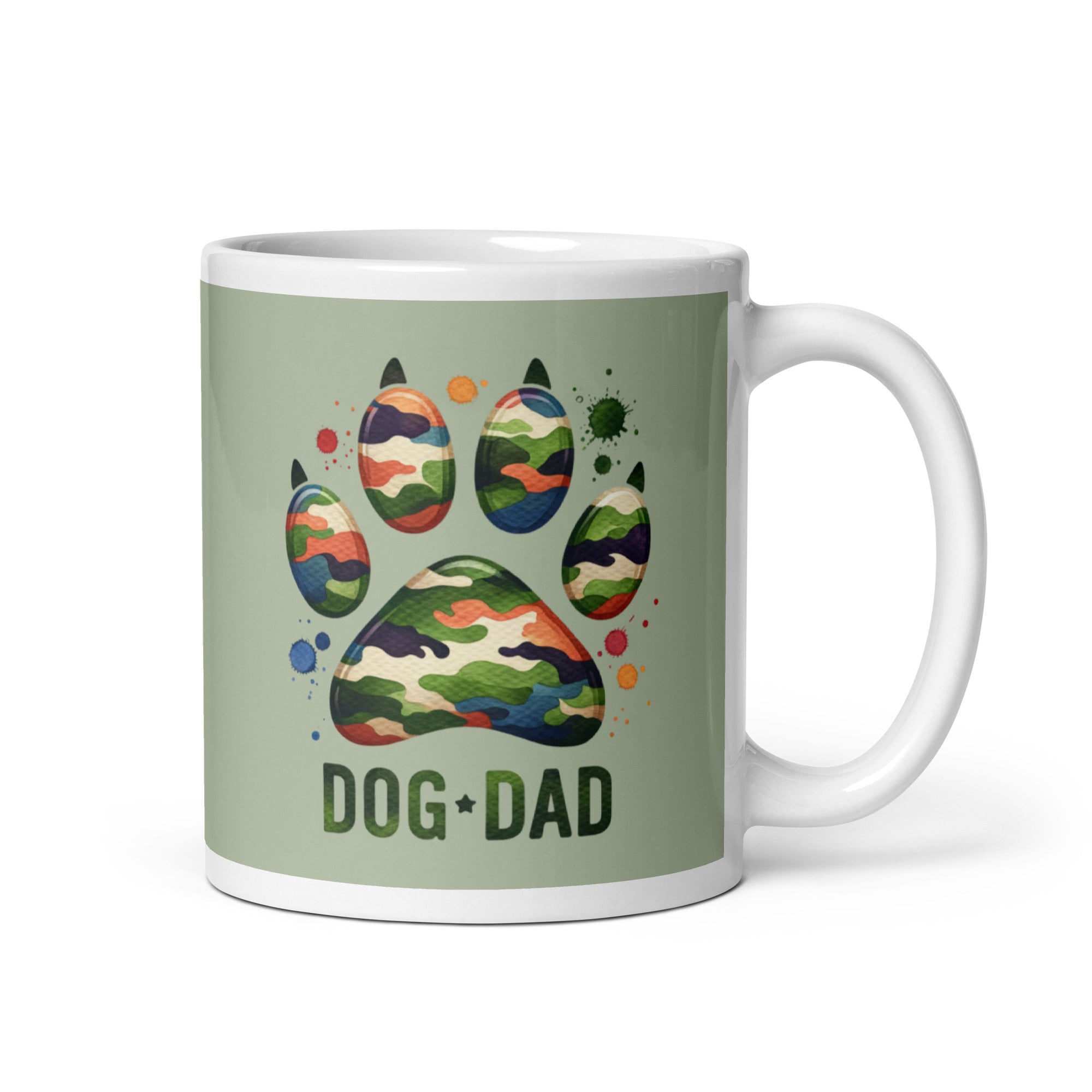 Dog Dad Camo Mug