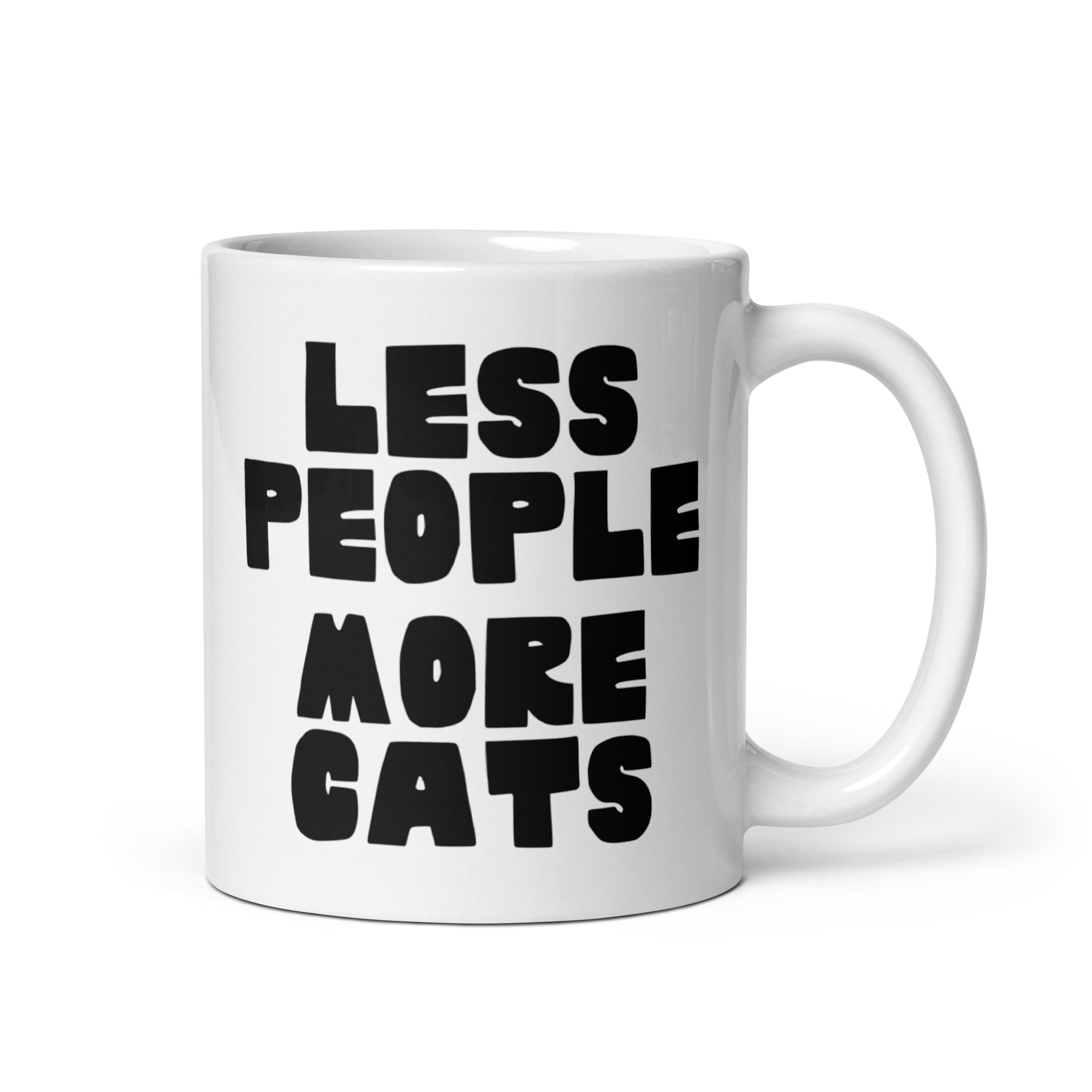 Less People, More Cats Mug