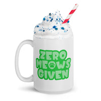 Zero Meows Given Cat Mug