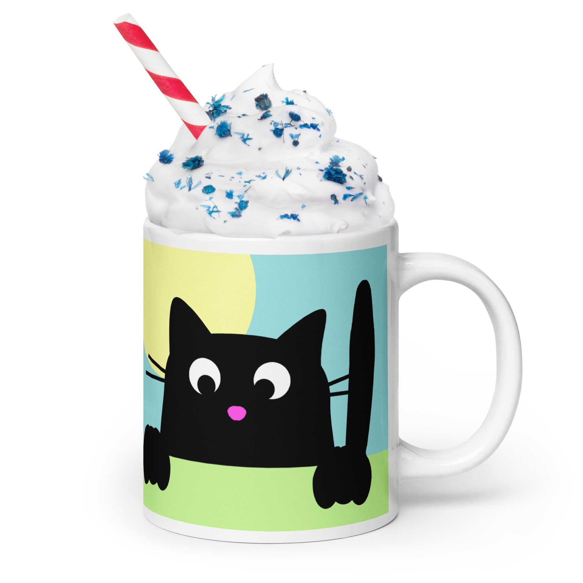 Peeking Cats Mug