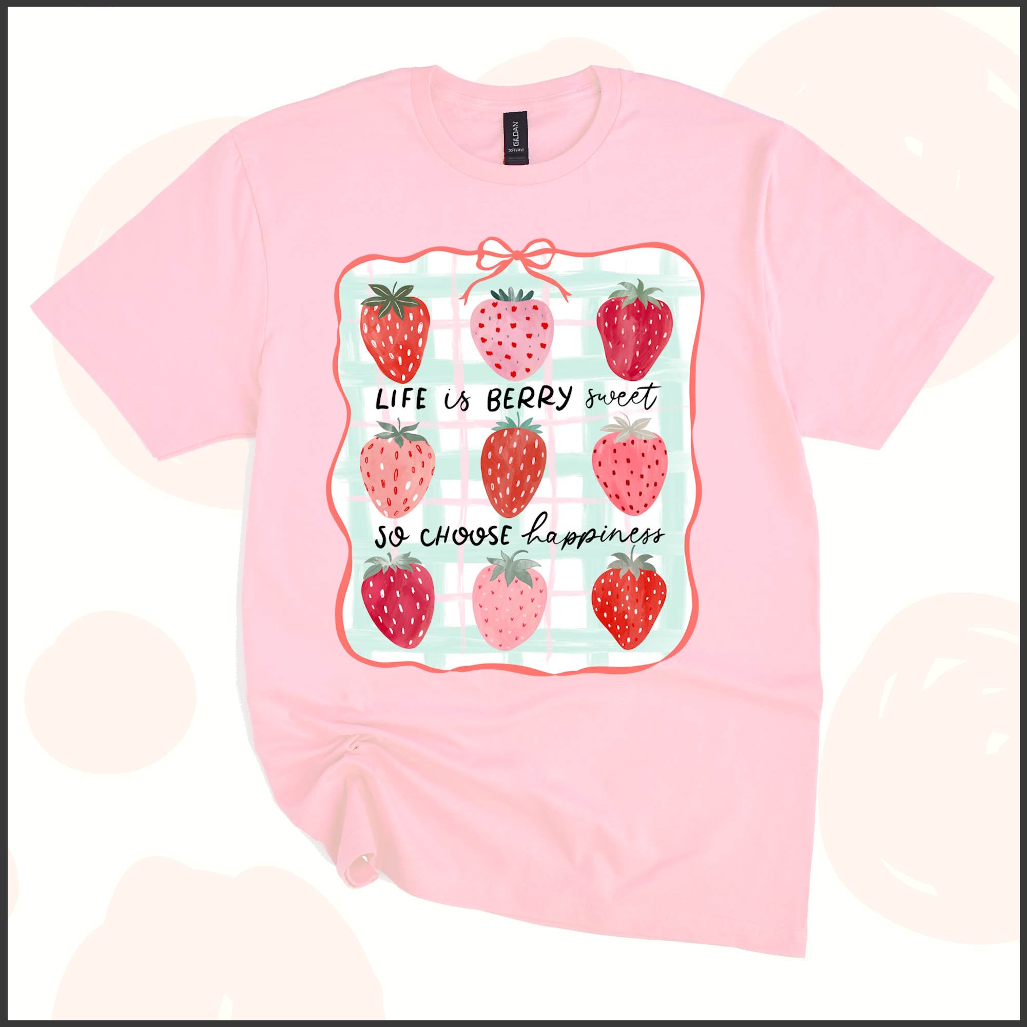 Life is Berry Sweet, So Choose Happiness Unisex Youth T-shirt