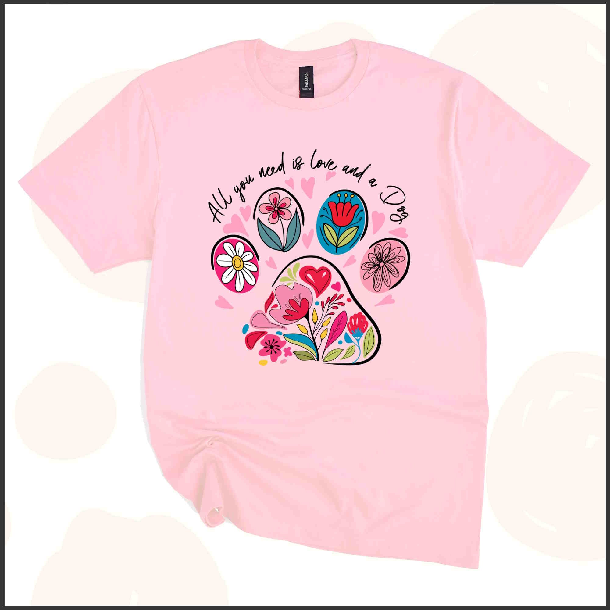 All You Need is Love and a Dog Unisex Youth T-shirt