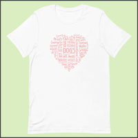Dog Heart Unisex T-shirt