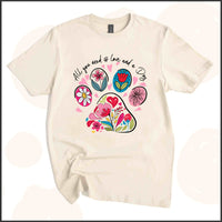 All You Need is Love and a Dog Unisex Youth T-shirt