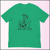 Rescue Adopt Foster Unisex T-shirt