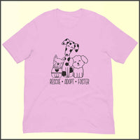 Rescue Adopt Foster Unisex T-shirt