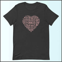 Dog Heart Unisex T-shirt