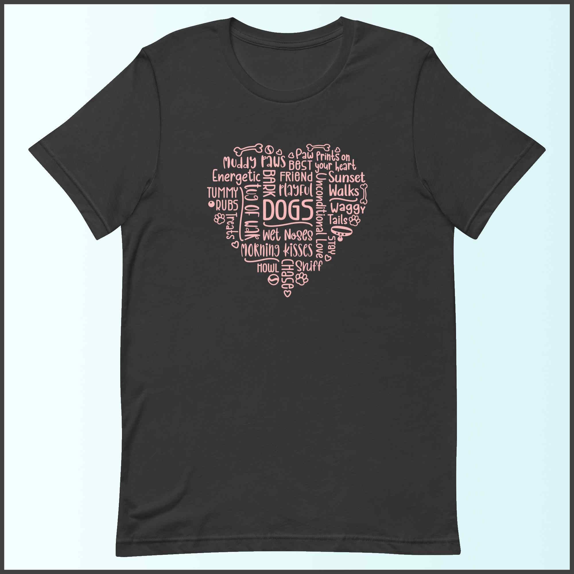 Dog Heart Unisex T-shirt