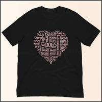 Dog Heart Unisex T-shirt