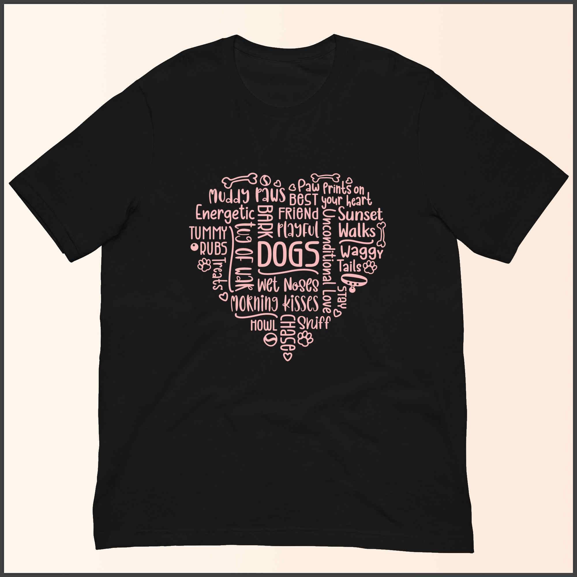 Dog Heart Unisex T-shirt