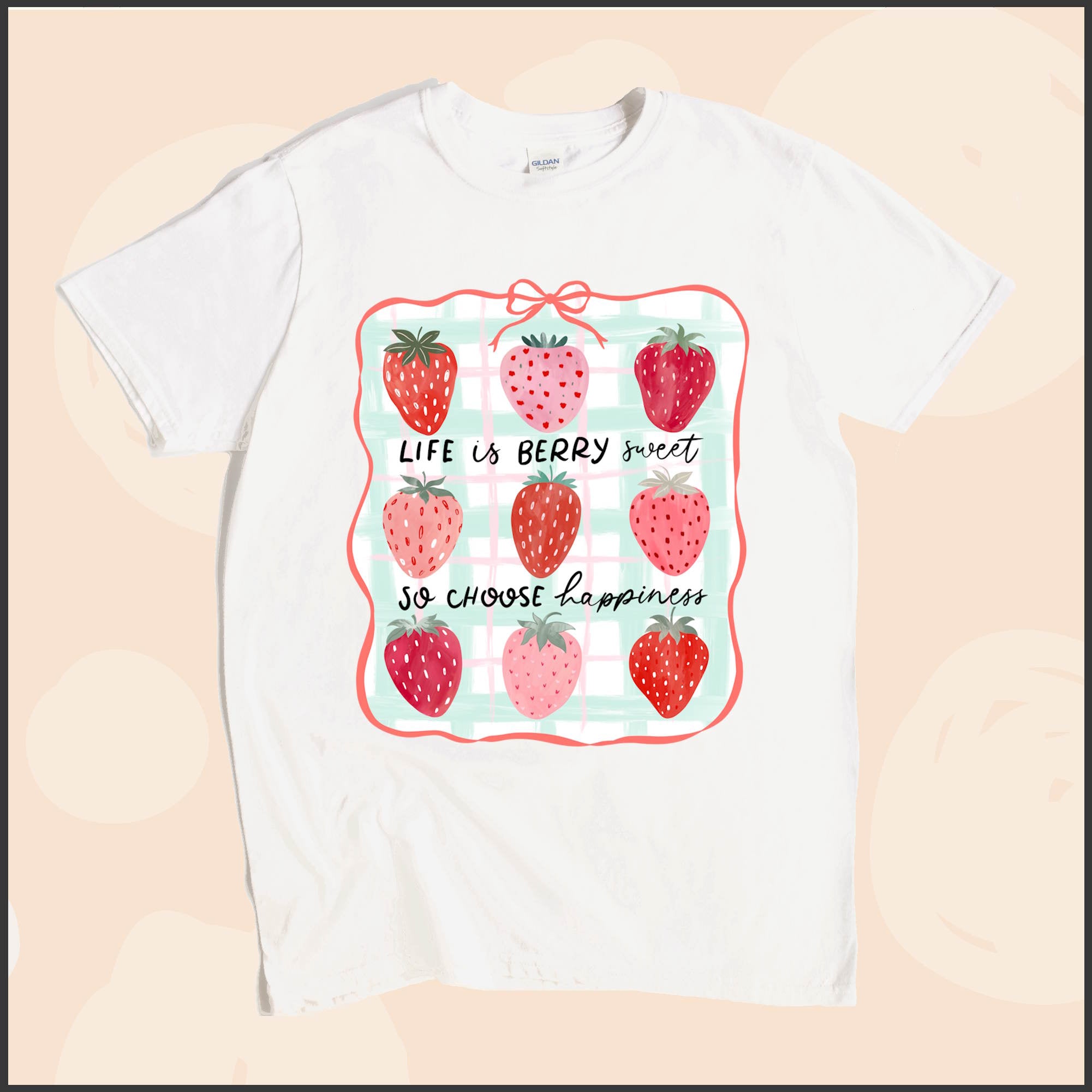 Life is Berry Sweet, So Choose Happiness Unisex Youth T-shirt