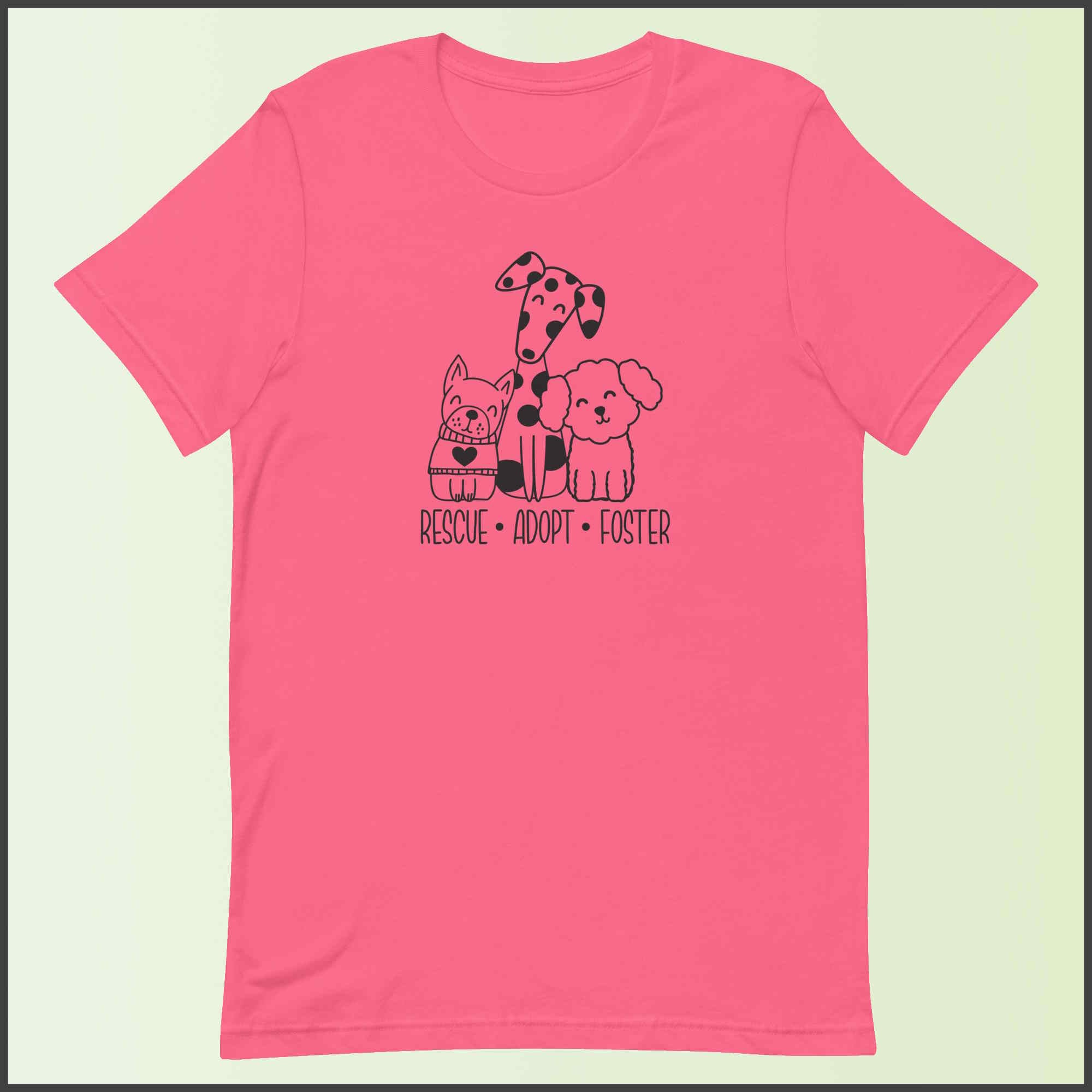 Rescue Adopt Foster Unisex T-shirt