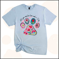 All You Need is Love and a Dog Unisex Youth T-shirt