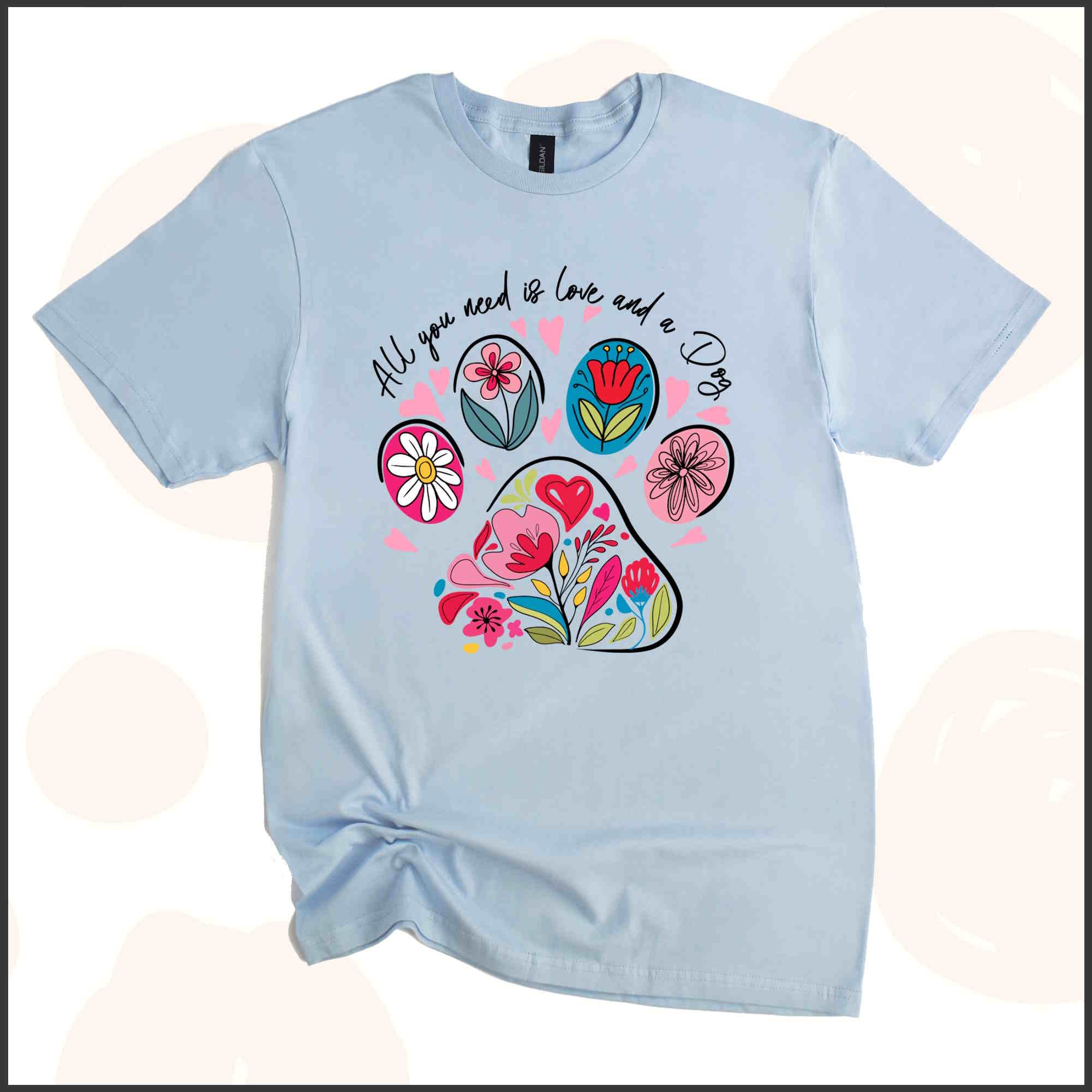 All You Need is Love and a Dog Unisex Youth T-shirt