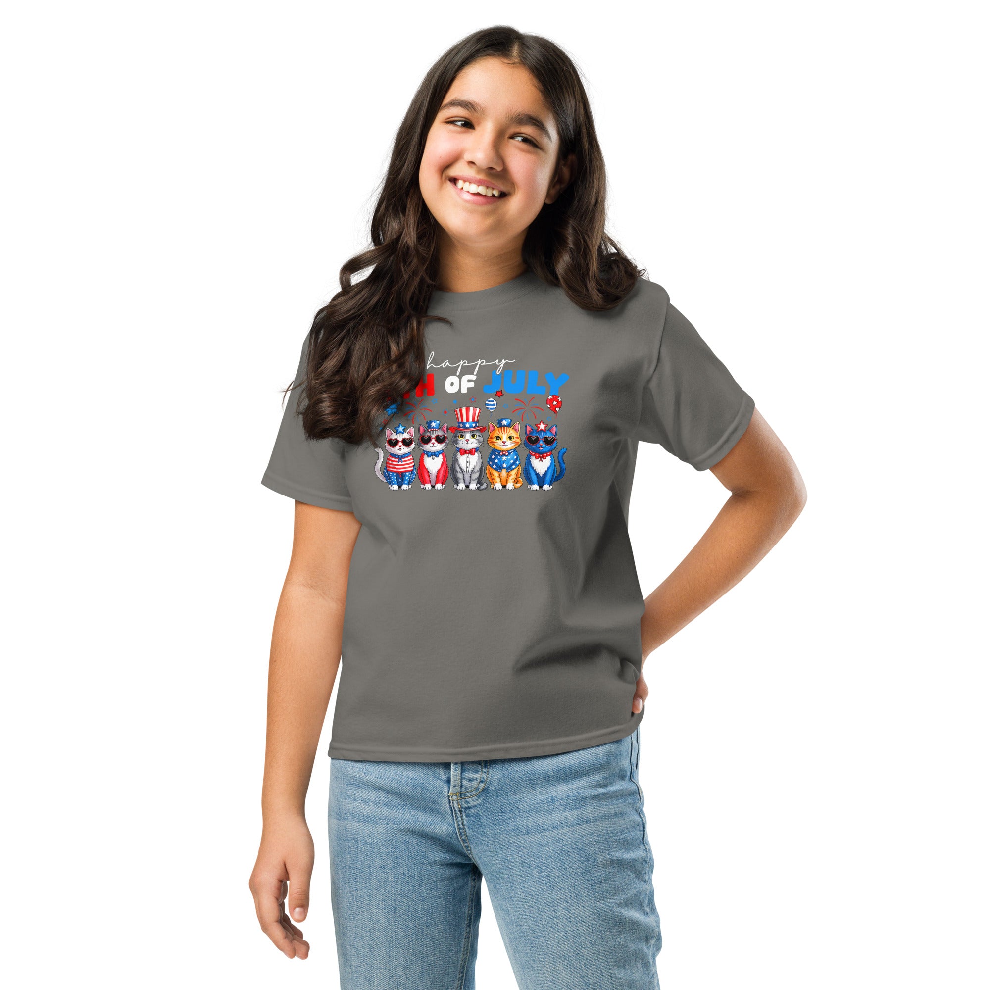 Happy 4th Unisex Youth T-shirt