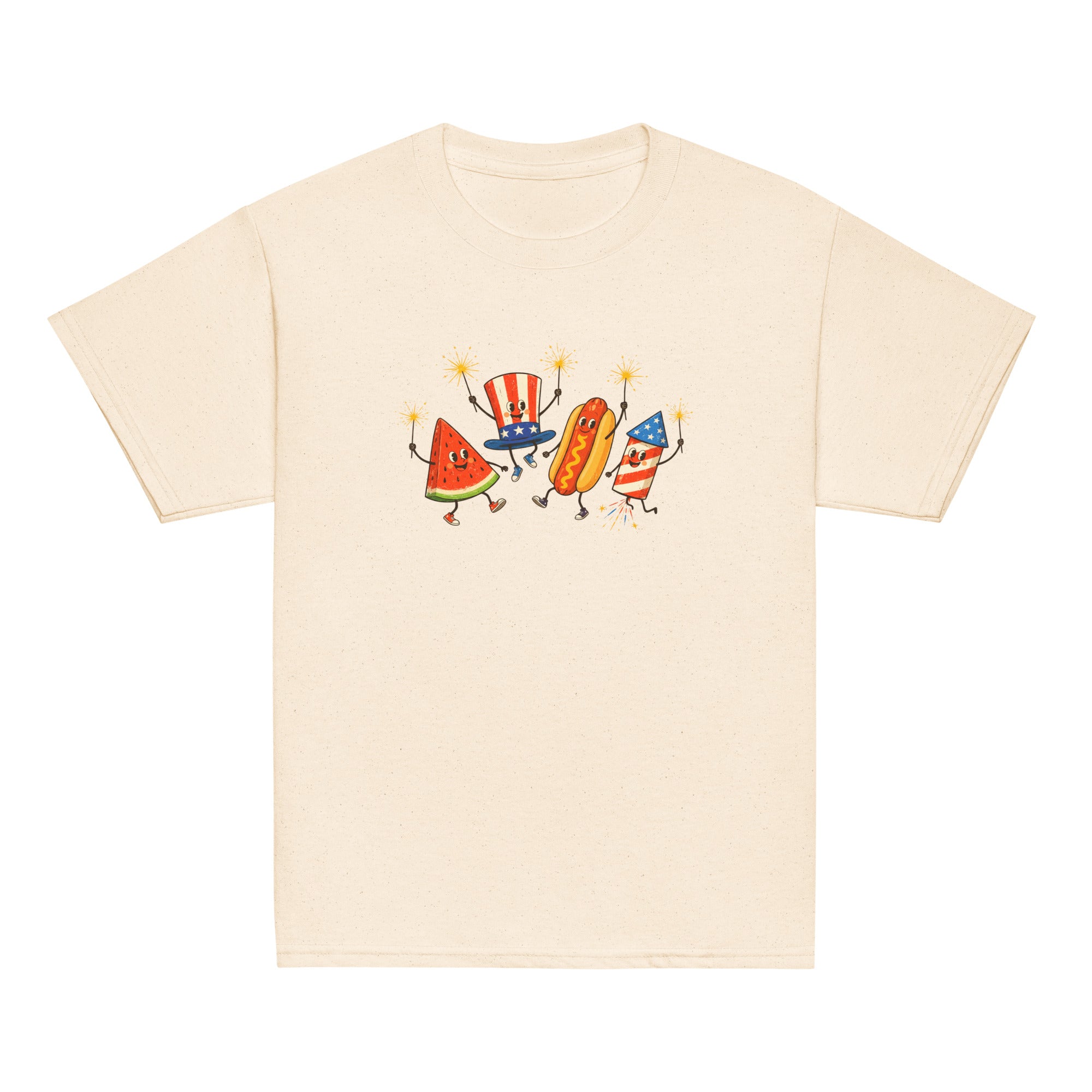 Fireworks, Watermelon & Hot Dogs Unisex Youth T-shirt