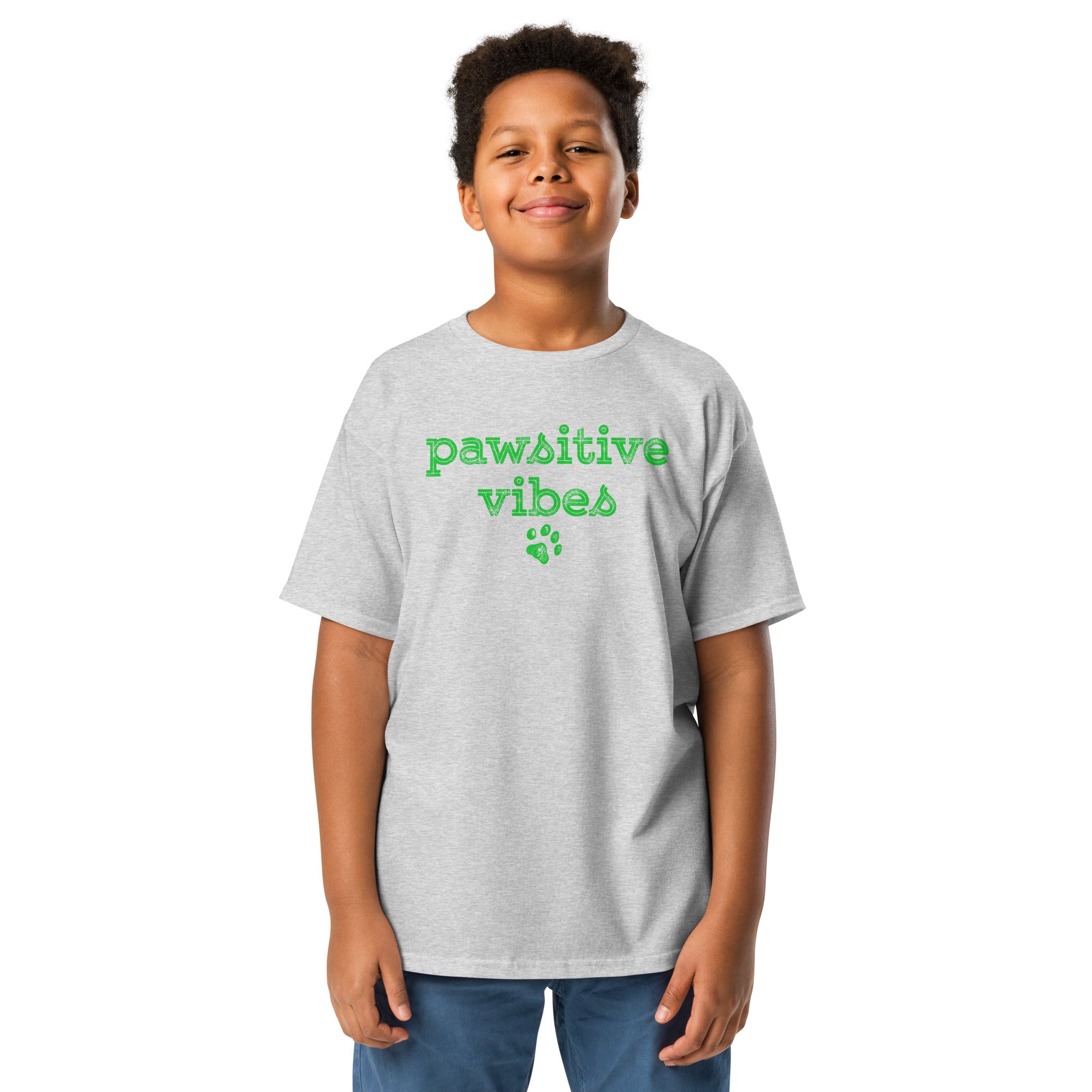 Pawsitive Vibes Unisex Youth T-shirt