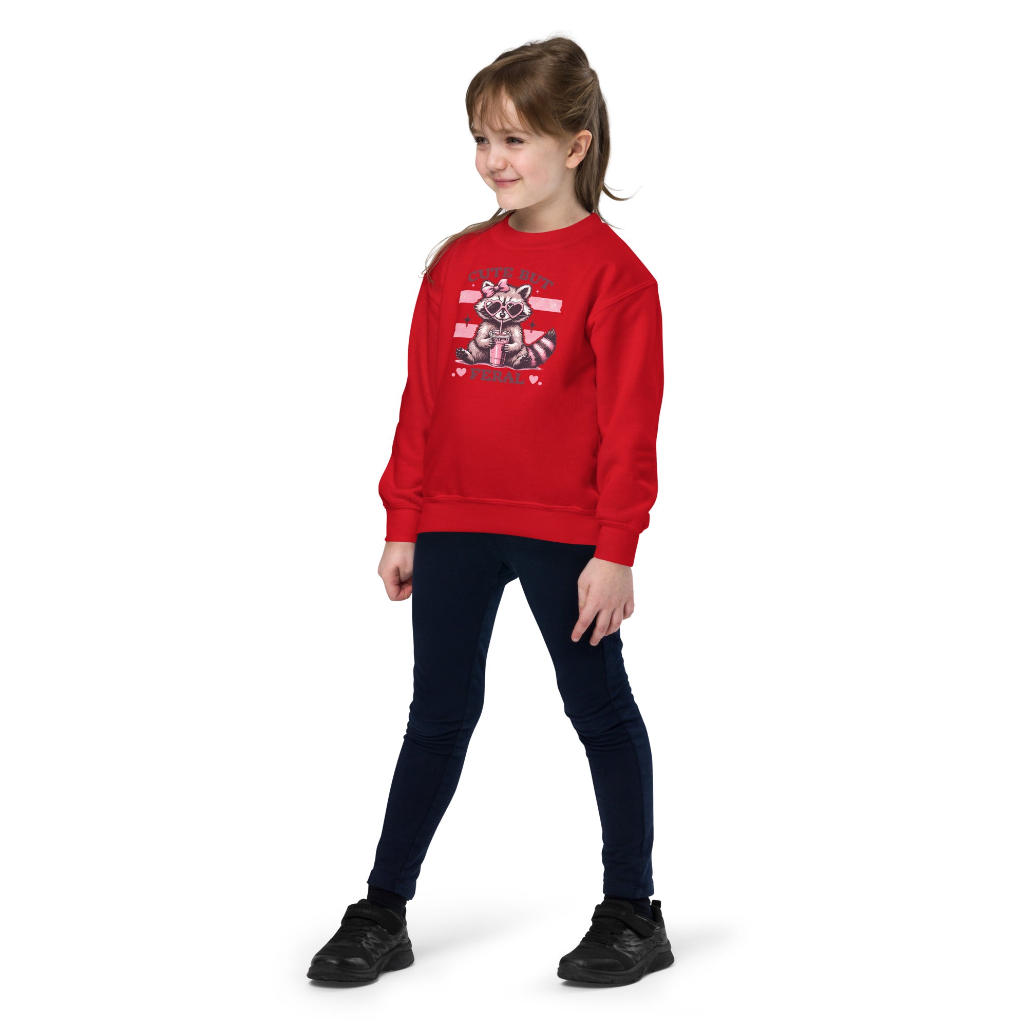 Cute But Feral Unisex Youth Sweatshirt
