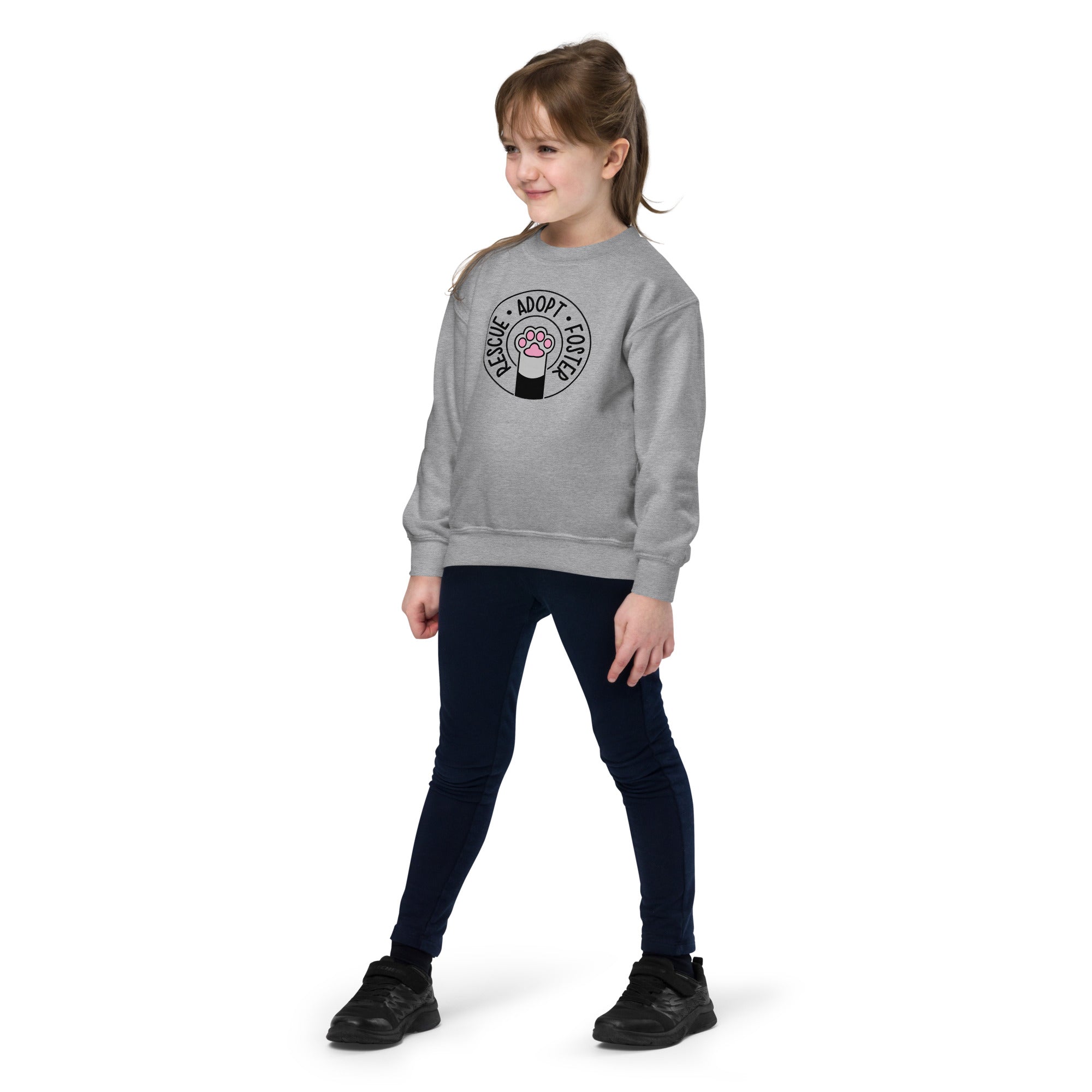 Rescue, Adopt, Foster Unisex Youth Sweatshirt