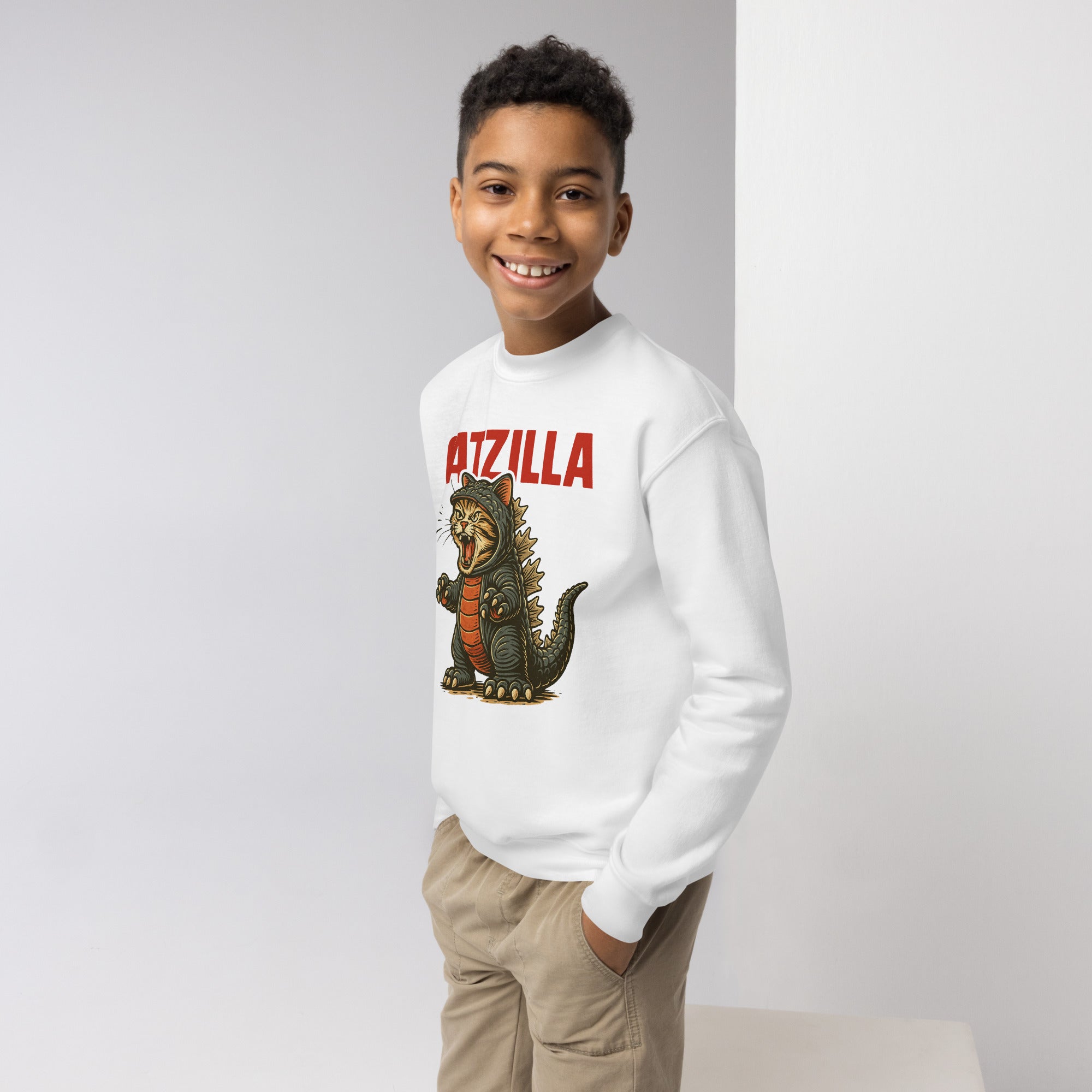 Catzilla Unisex Youth Sweatshirt