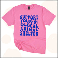 Support Your Local Animal Shelter Unisex Youth T-shirt