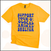 Support Your Local Animal Shelter Unisex Youth T-shirt